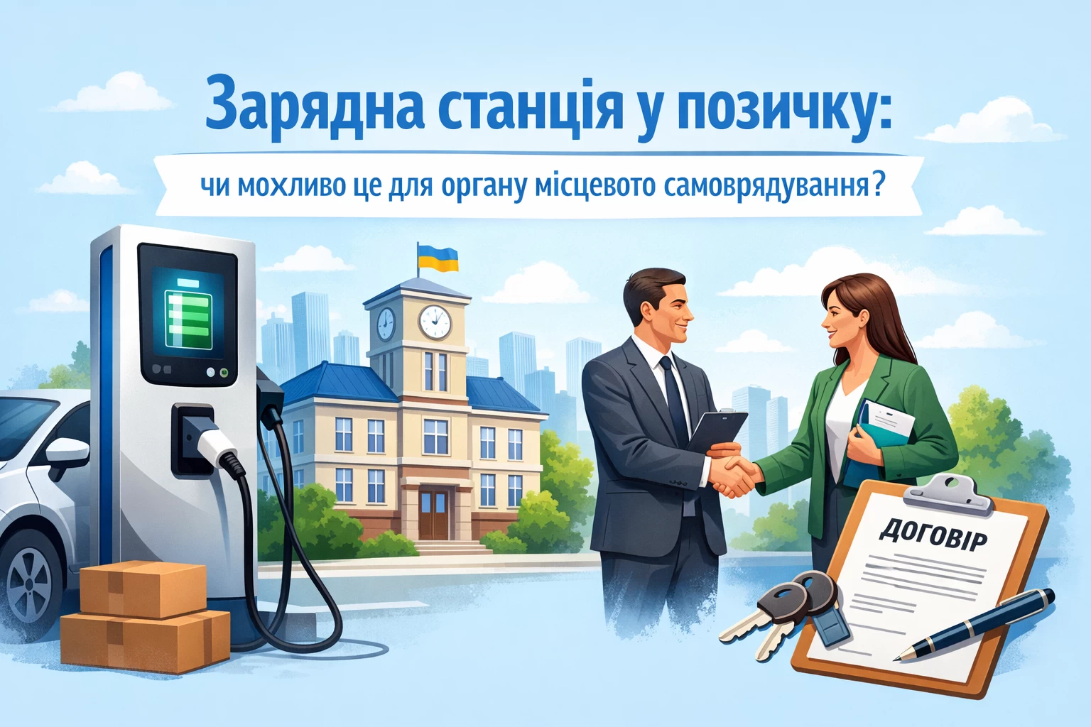 Зарядна станція у позичку: чи можливо це для органу місцевого самоврядування?