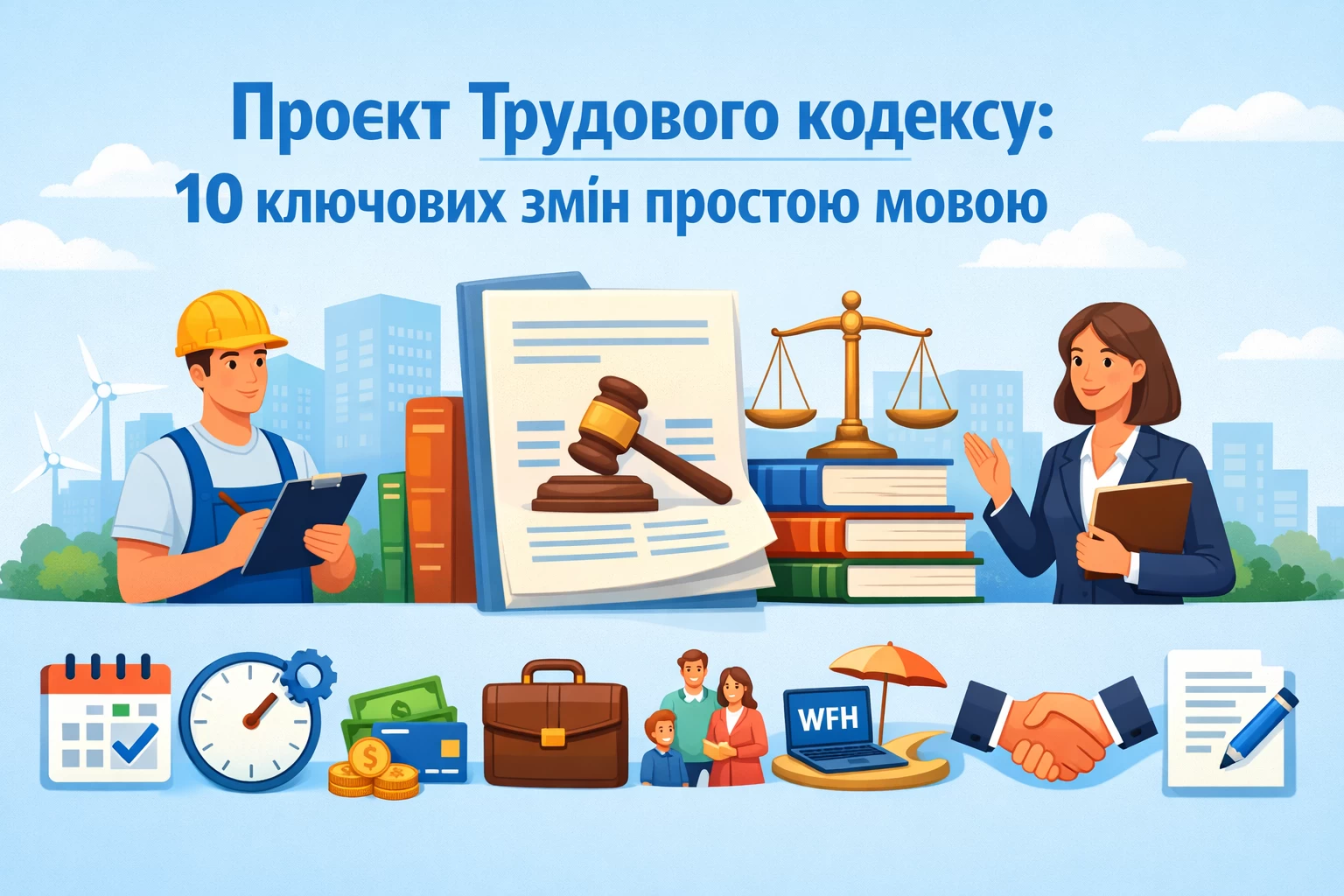 Проєкт Трудового кодексу: 10 ключових змін простою мовою