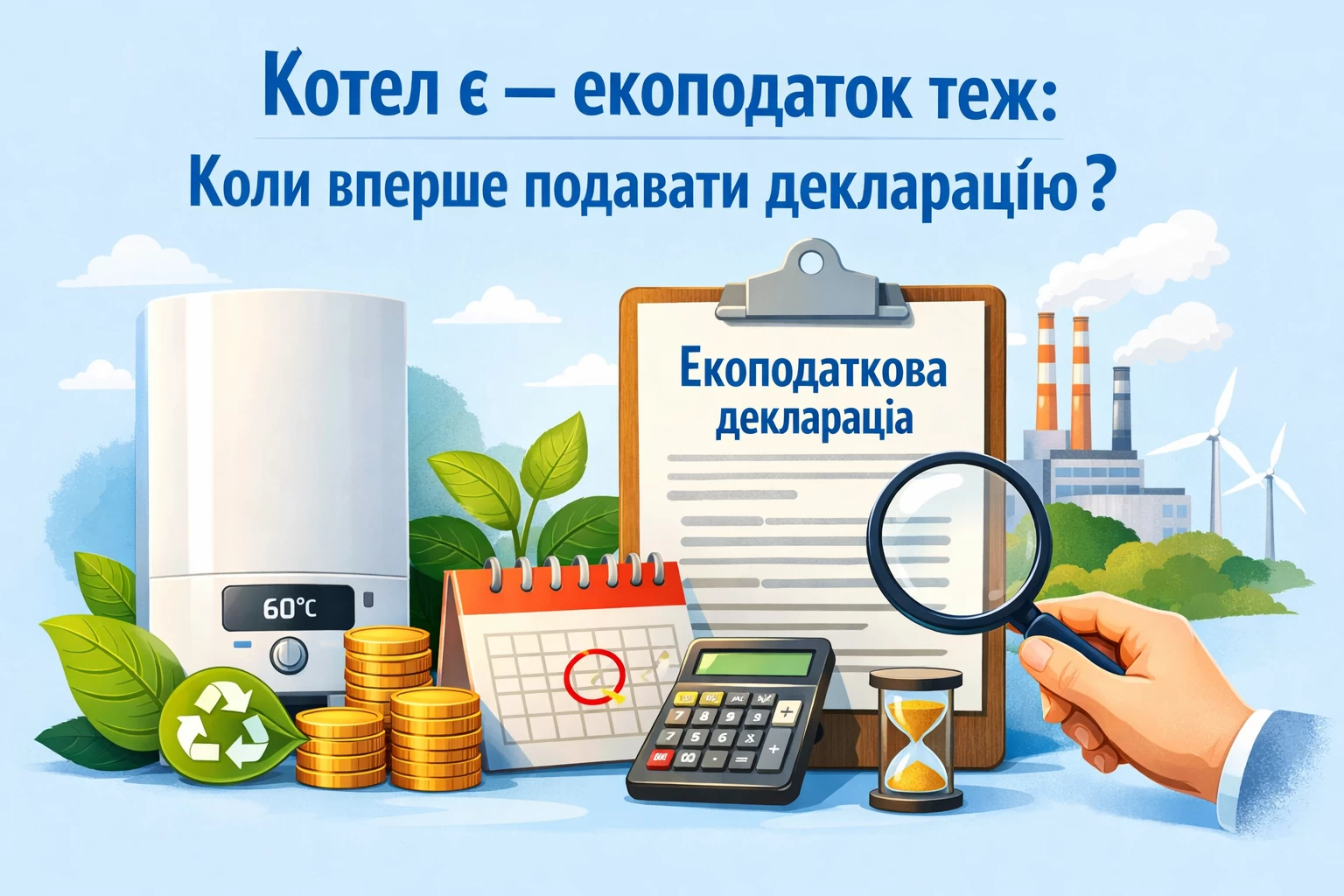Котел є — екоподаток теж: коли вперше подавати декларацію