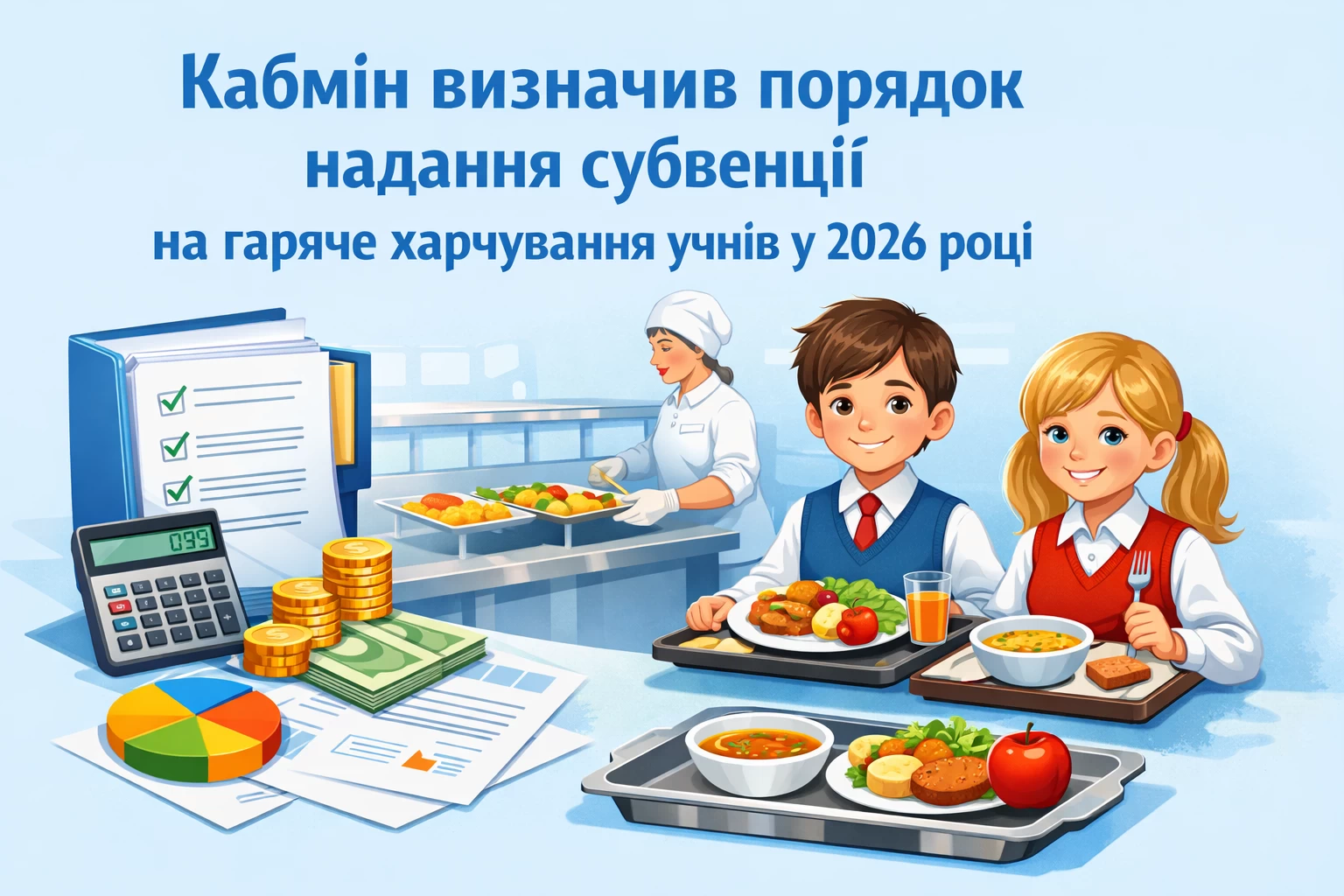 Кабмін визначив порядок надання субвенції на гаряче харчування учнів у 2026 році