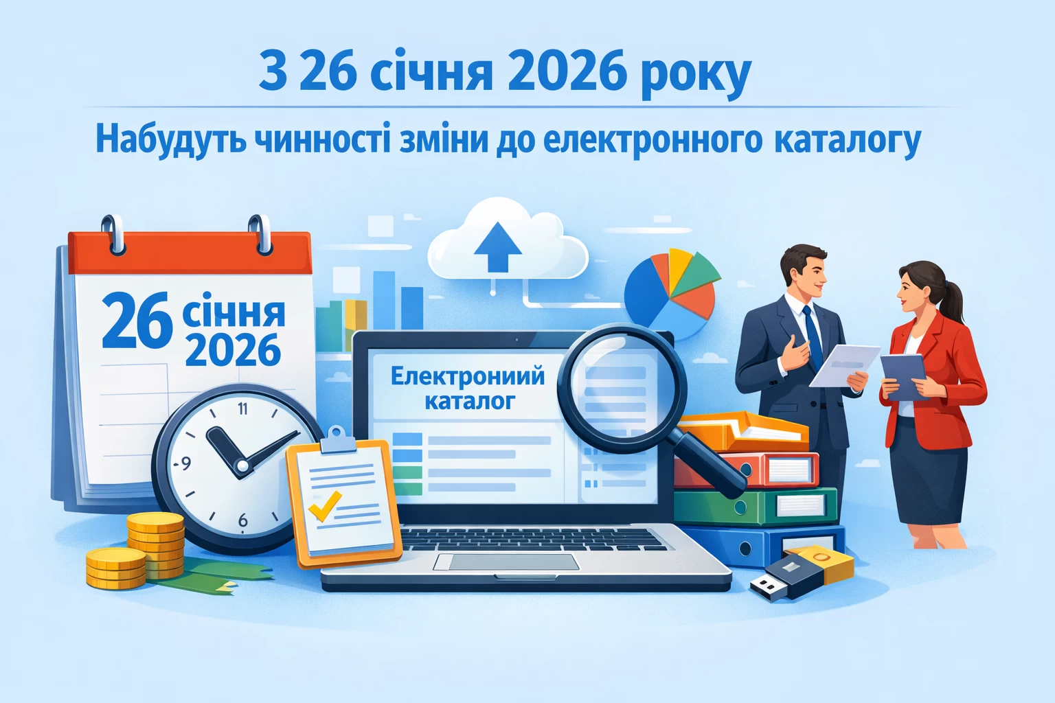 З 26 січня 2026 року набудуть чинності зміни до Порядку формування та використання електронного каталогу
