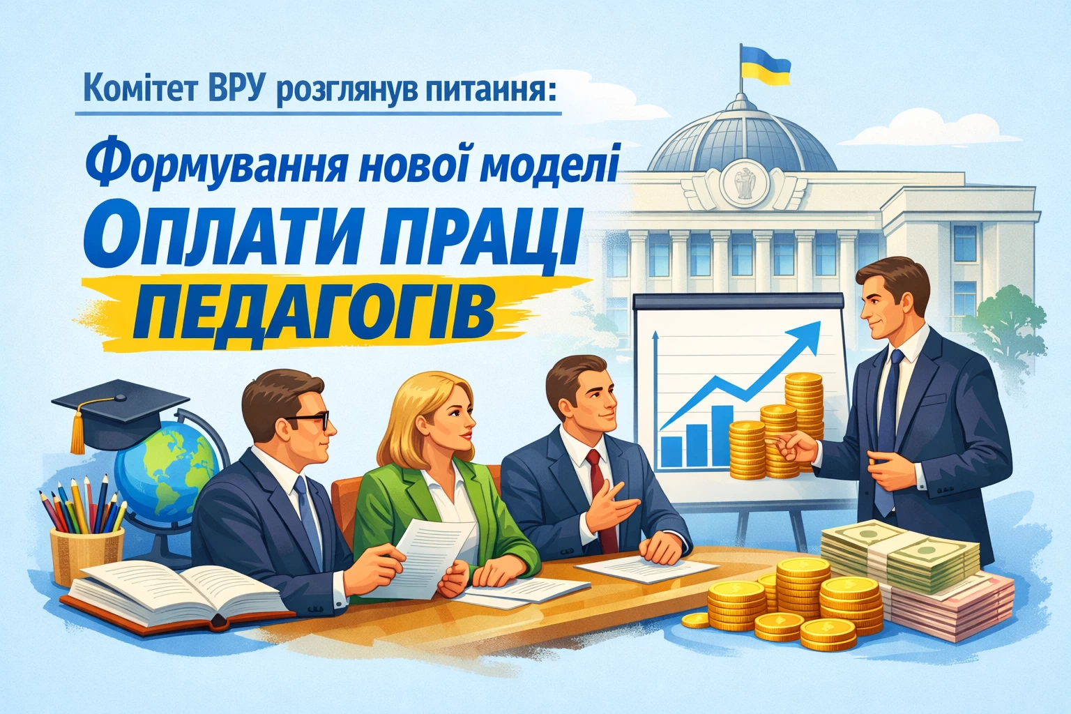 Комітет ВРУ розглянув питання формування нової моделі оплати праці педагогів