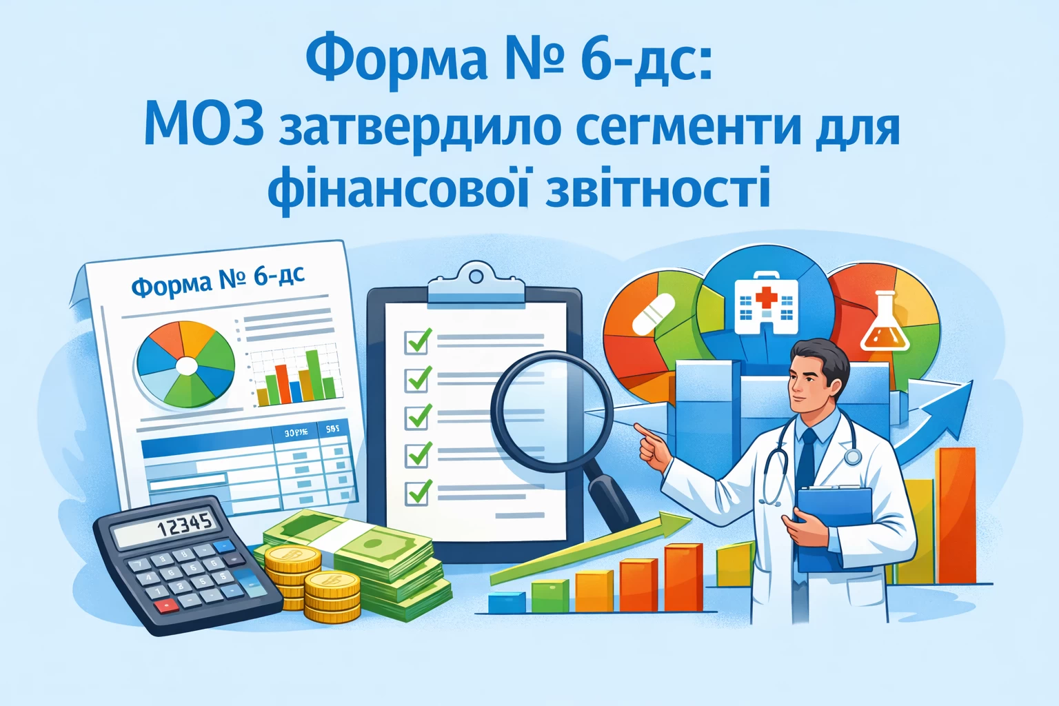 Форма № 6-дс: МОЗ затвердило сегменти для фінансової звітності