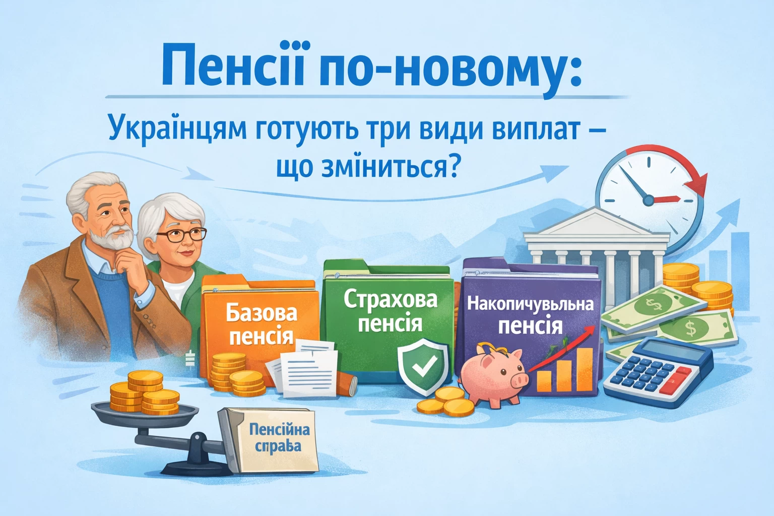 Пенсії по-новому: українцям готують три види виплат - що зміниться
