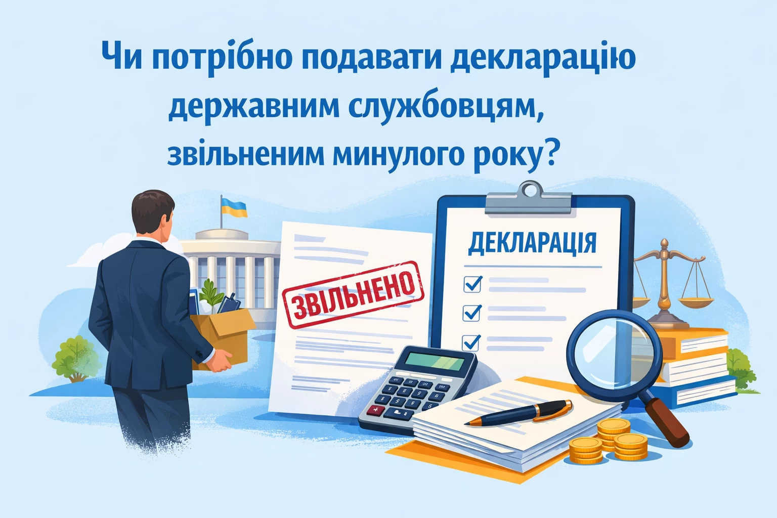 Чи потрібно подавати декларацію державним службовцям, звільненим минулого року