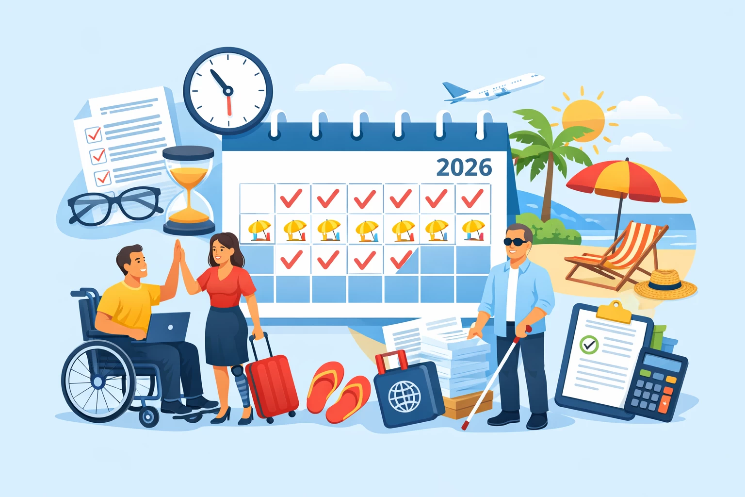 Відпустки для працівників з інвалідністю: права та тривалість у 2026 році