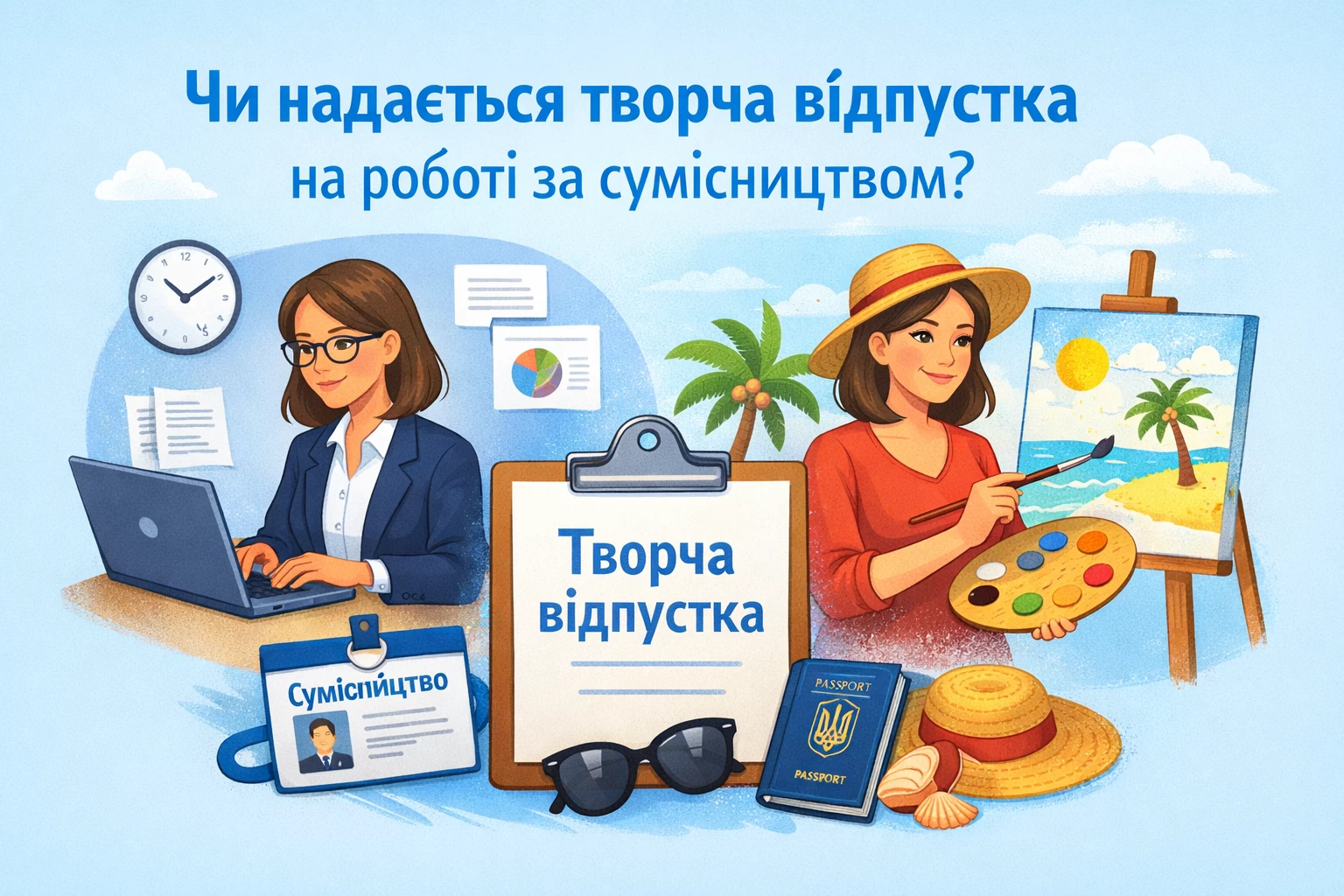 Чи надається творча відпустка на роботі за сумісництвом