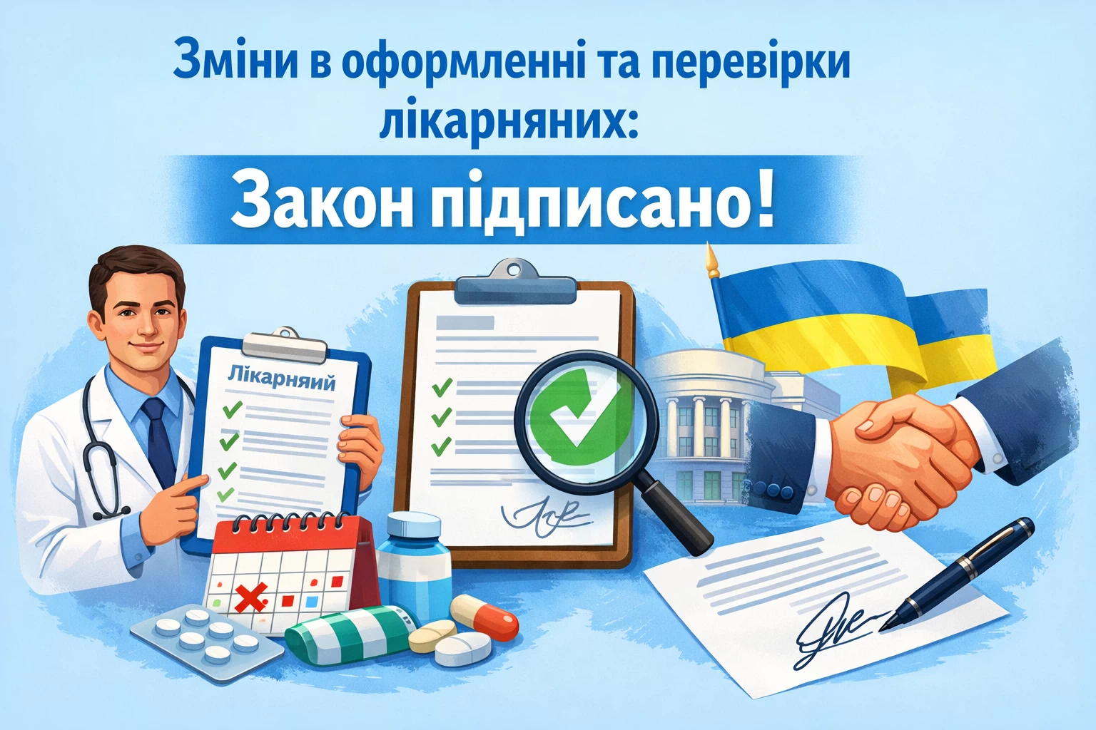 Зміни в оформленні та перевірки лікарняних: закон підписано!