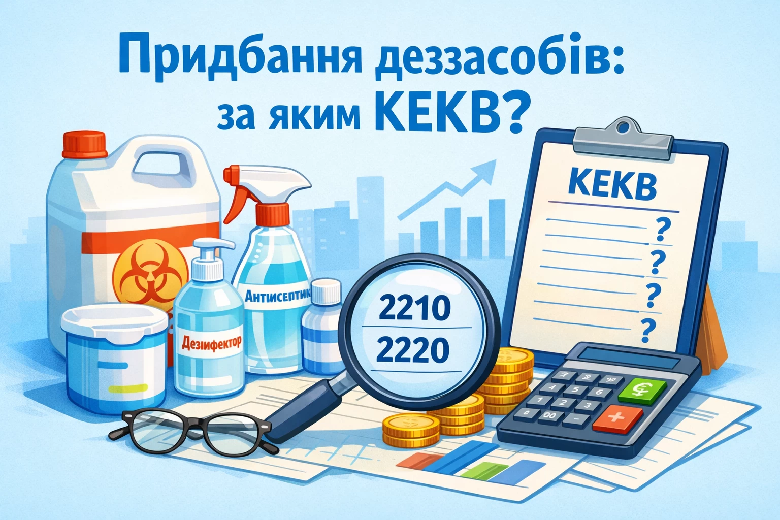Придбання деззасобів: за яким КЕКВ?