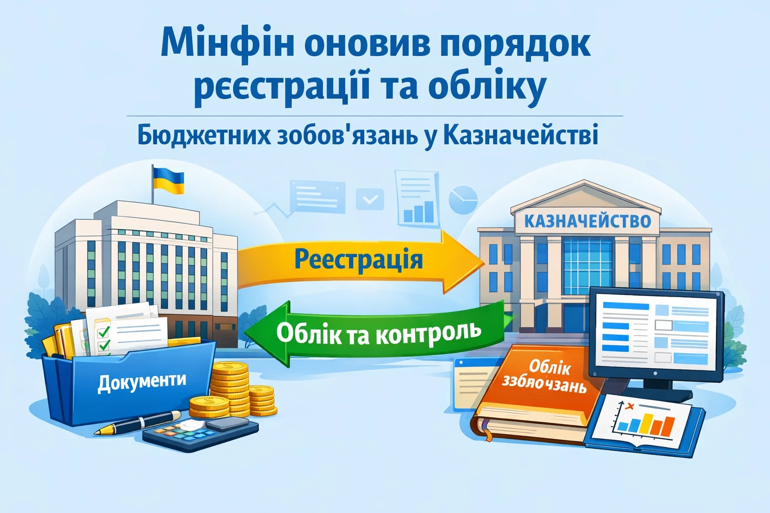 Мінфін оновив порядок реєстрації та обліку бюджетних зобов’язань у Казначействі