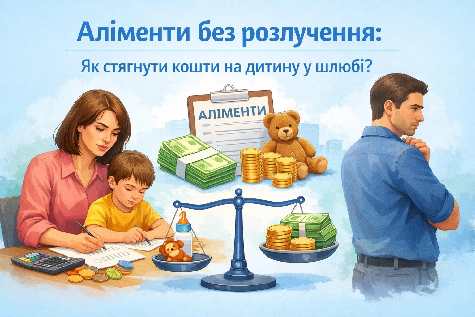 Аліменти без розлучення: чи можна стягнути кошти на дитину, перебуваючи у шлюбі