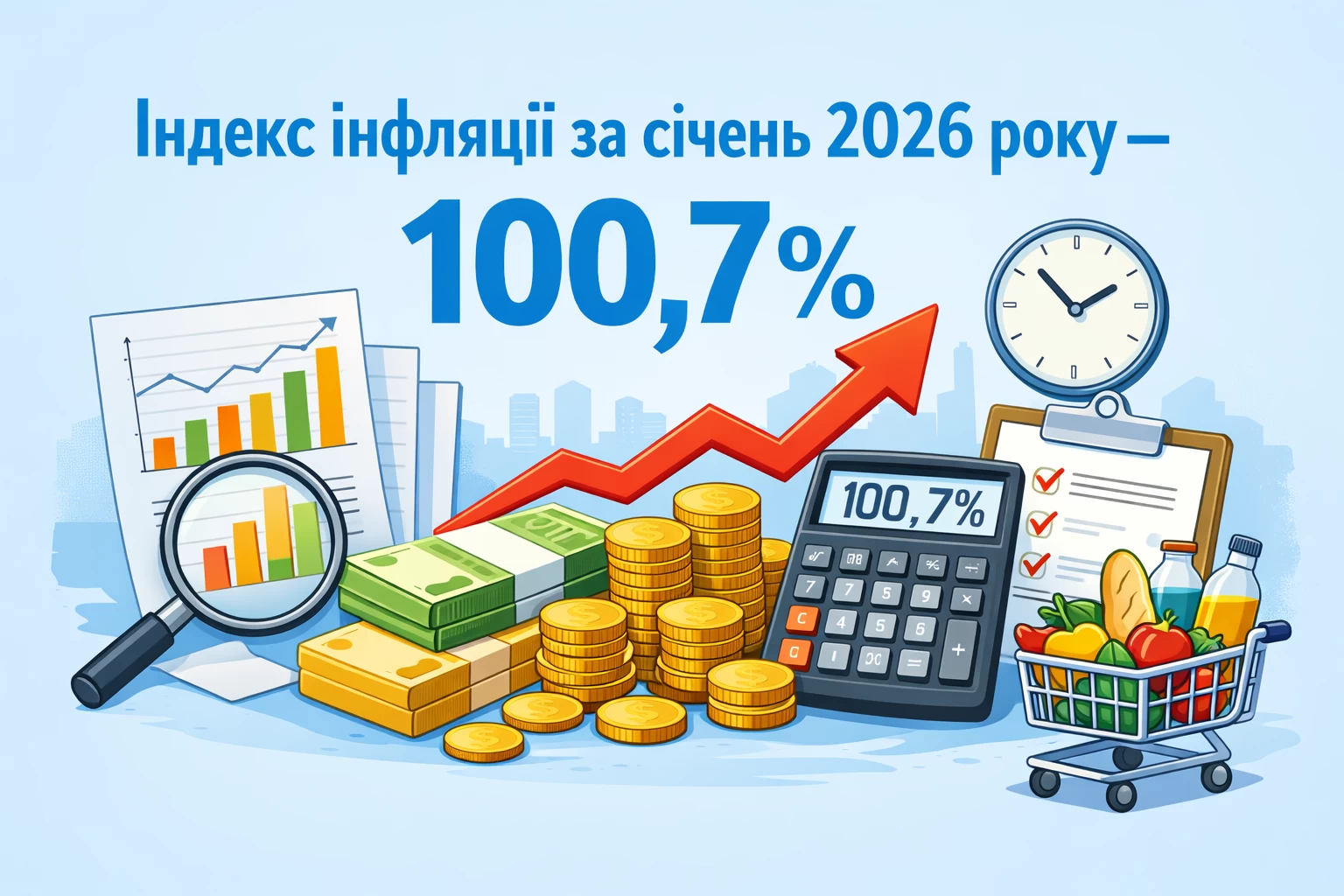Індекс інфляції за січень 2026 року – 100,7%