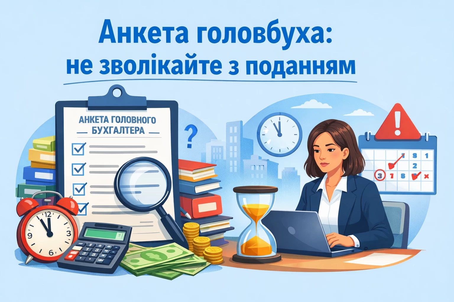 Анкета головбуха: не зволікайте з поданням