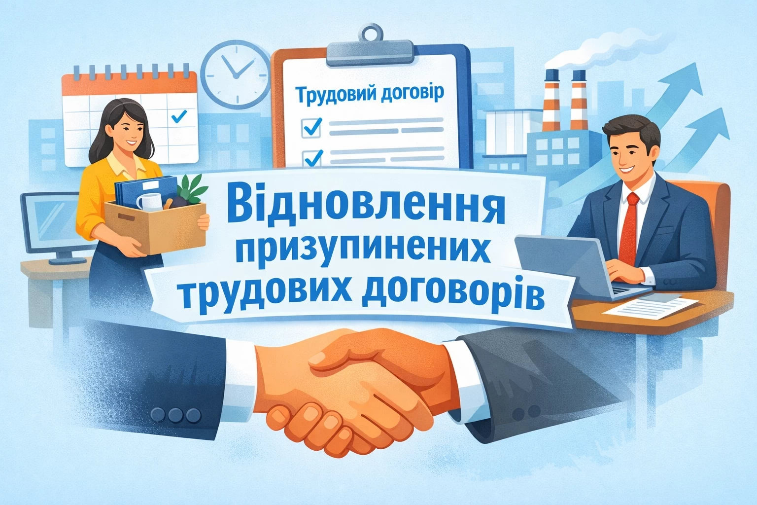 Відновлення призупинених трудових договорів