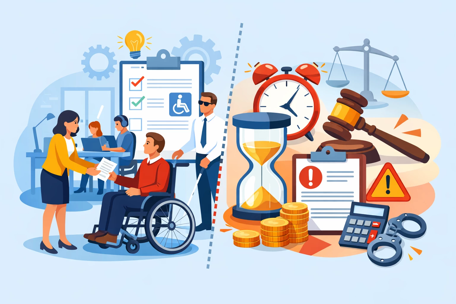 Внесок на підтримку працевлаштування осіб з інвалідністю: яка відповідальність за несплату та неподання звітності