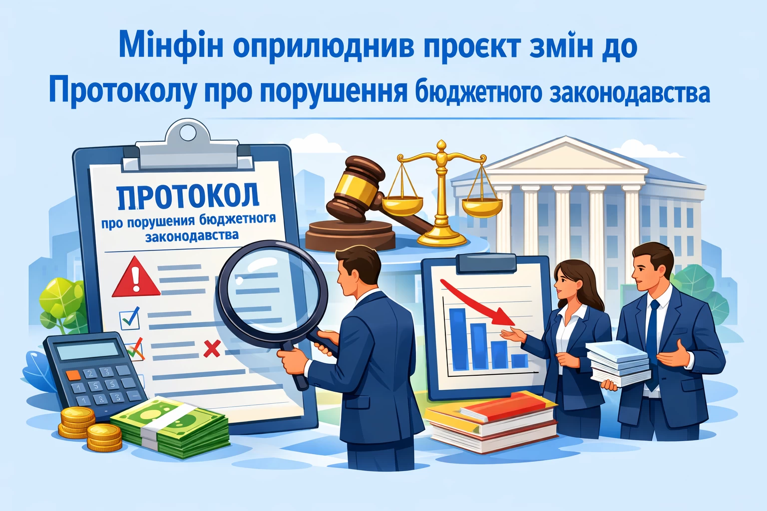 Мінфін оприлюднив проєкт змін до порядку складання Протоколу про порушення бюджетного законодавства