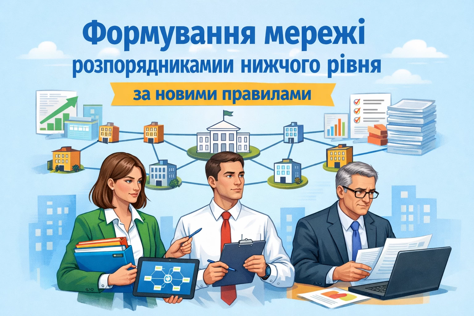 Розпорядники нижчого рівня формують мережу за новими правилами