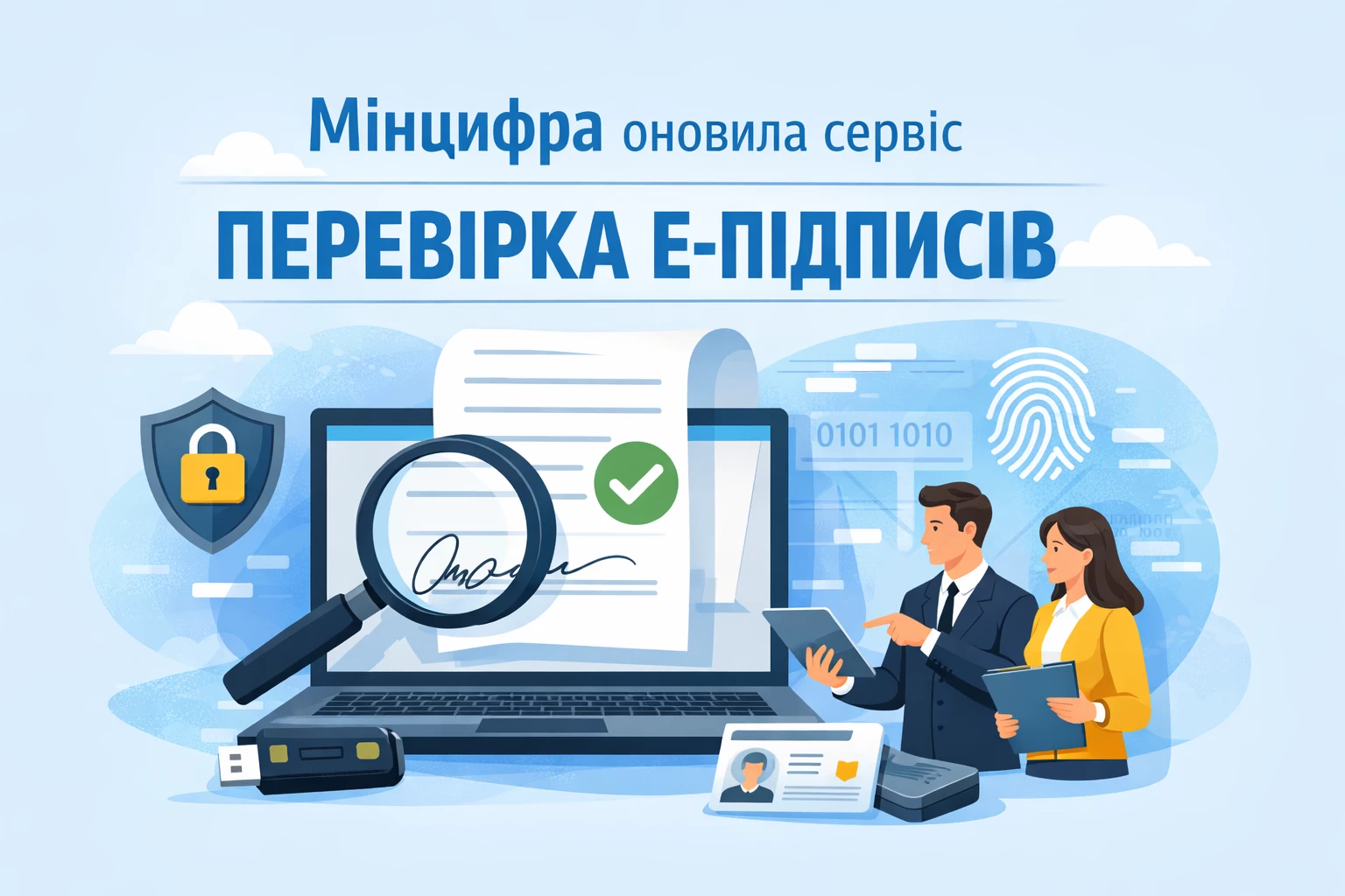 Мінцифра оновила сервіс перевірки е-підписів
