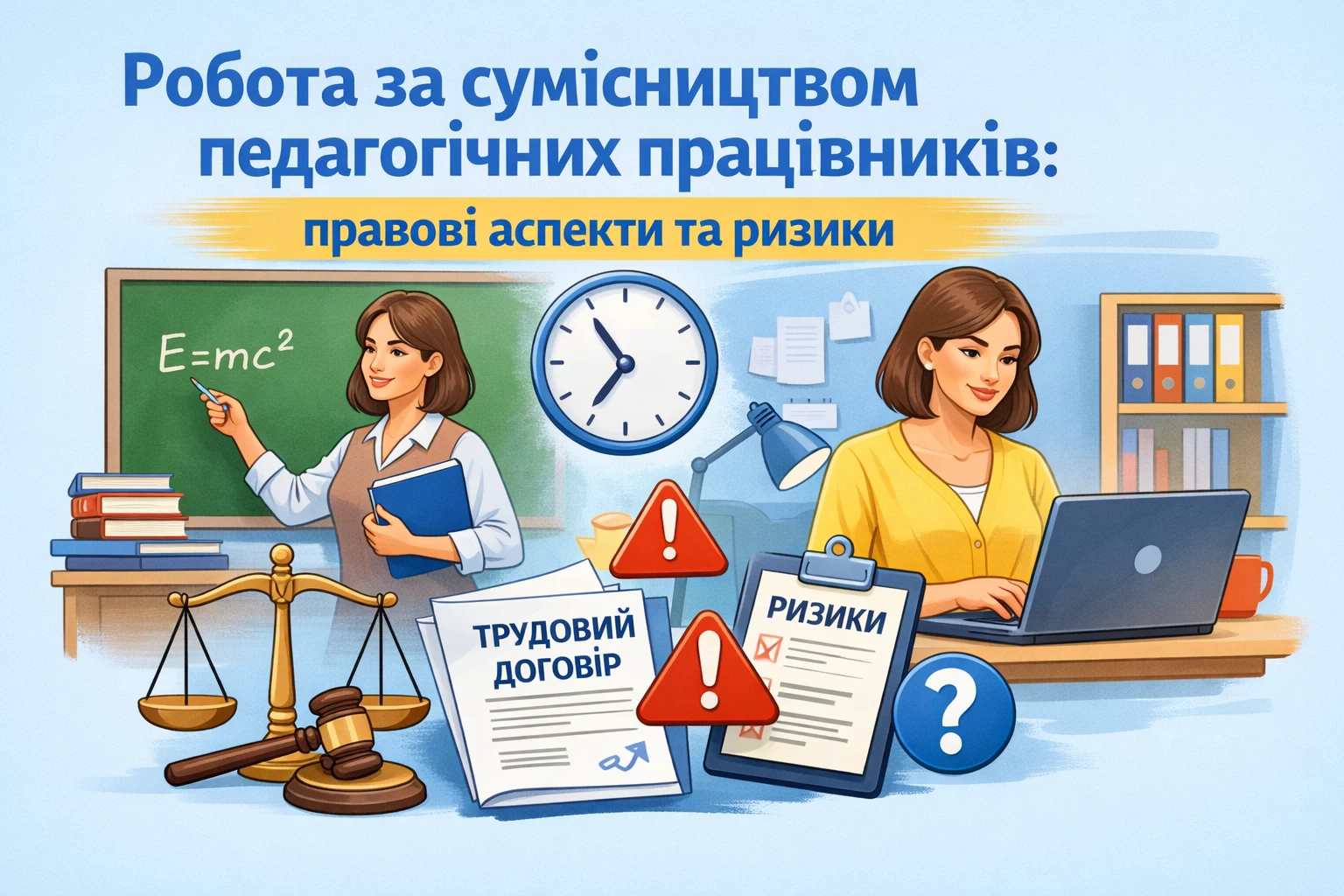 Робота за сумісництвом педагогічних працівників: правові аспекти та ризики