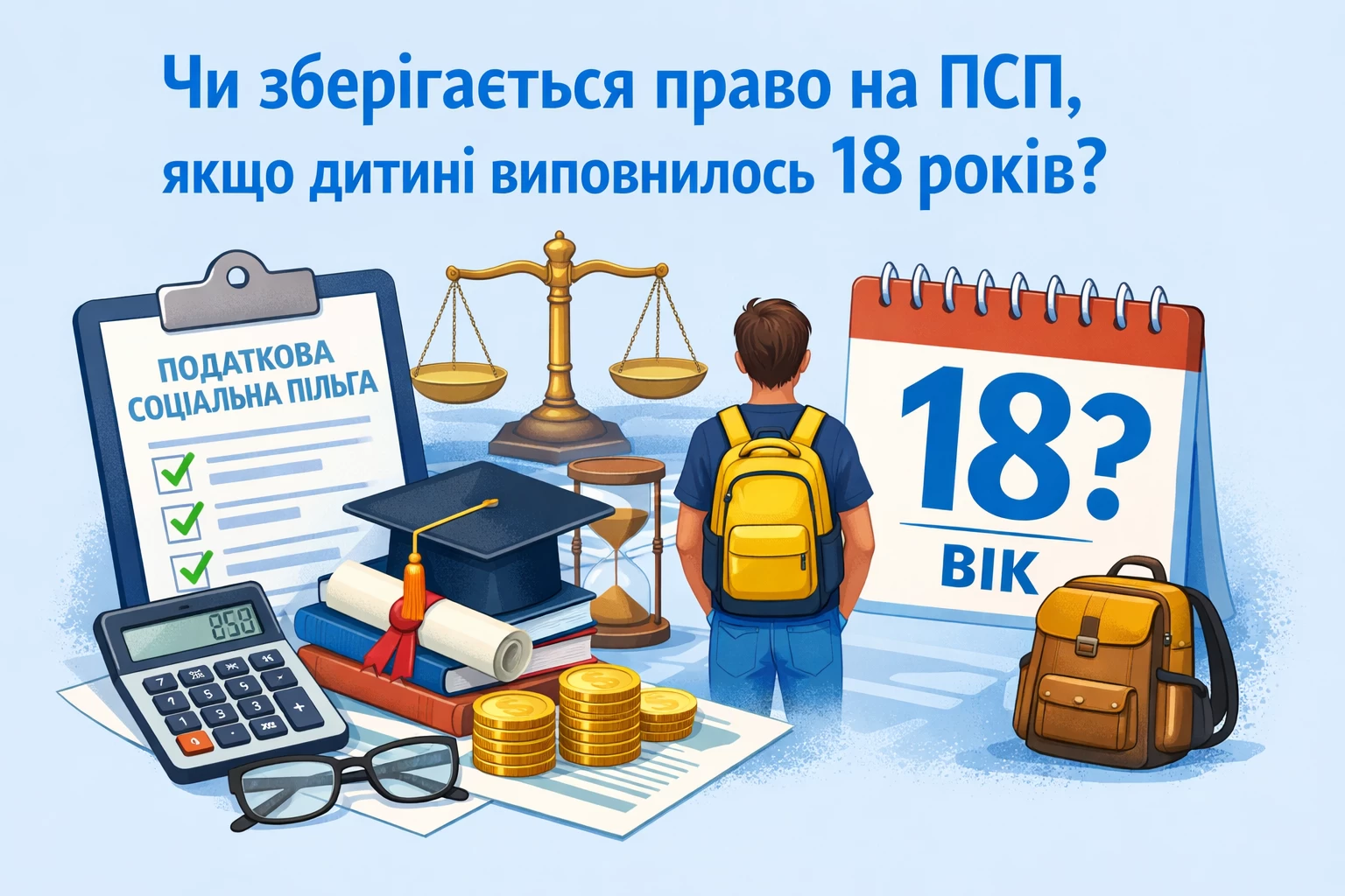 Чи зберігається право на ПСП, якщо дитині виповнилось 18 років