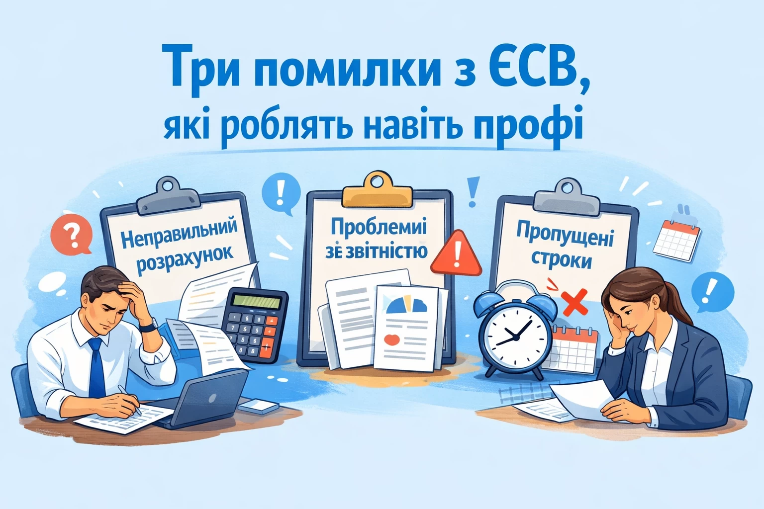 Три помилки з ЄСВ, які роблять навіть профі