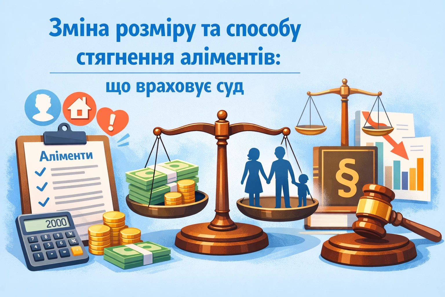 Зміна розміру та способу стягнення аліментів: що враховує суд
