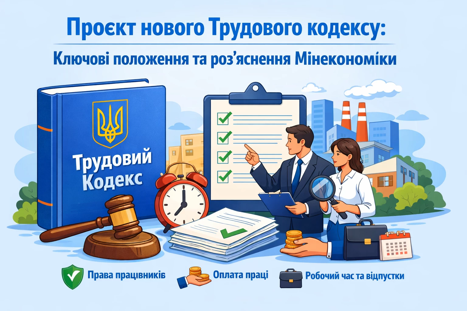 Проєкт нового Трудового кодексу: ключові положення та роз’яснення Мінекономіки