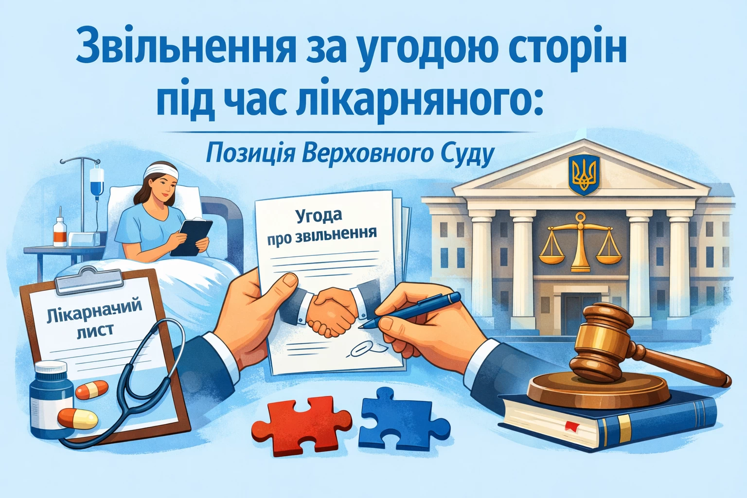 Чи можливо звільнення за угодою сторін під час лікарняного: позиція Верховного Суду