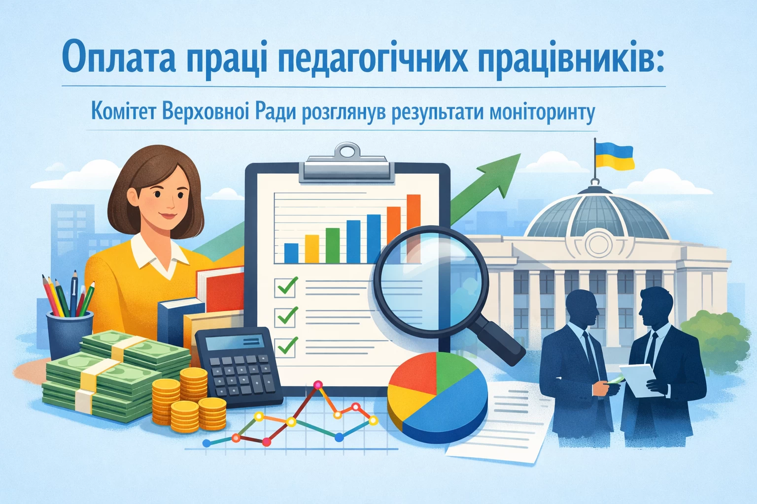 Оплата праці педагогічних працівників: Комітет Верховної Ради розглянув результати моніторингу