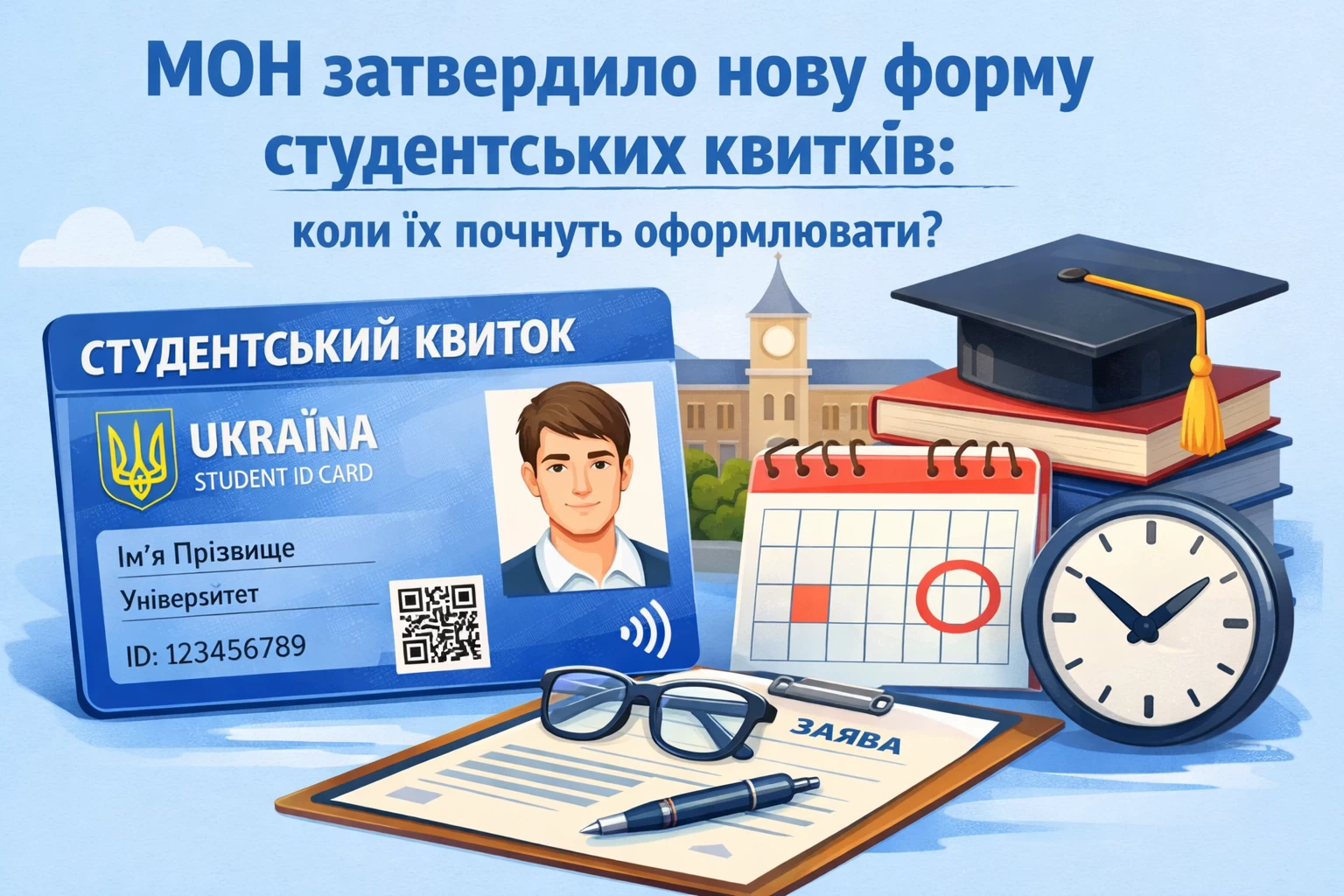 МОН затвердило нову форму студентських квитків: коли їх почнуть оформлювати