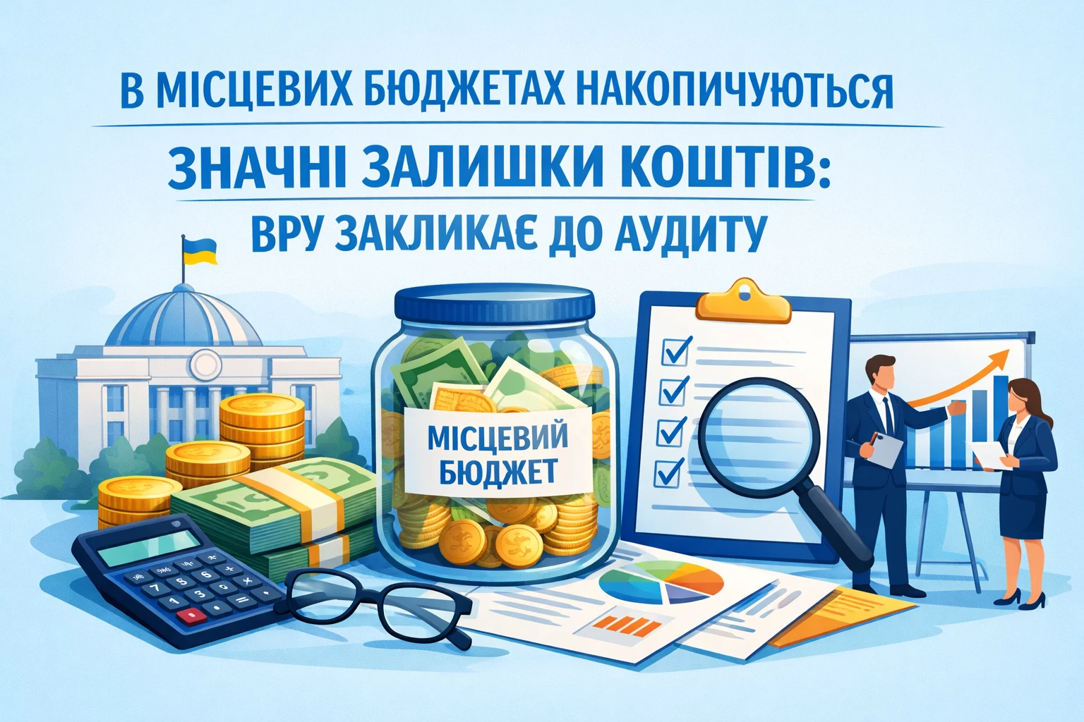У місцевих бюджетах накопичуються значні залишки коштів: у ВРУ закликають до аудиту