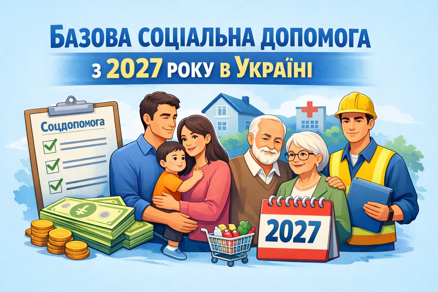 В Україні хочуть запровадити базову соціальну допомогу з 2027 року