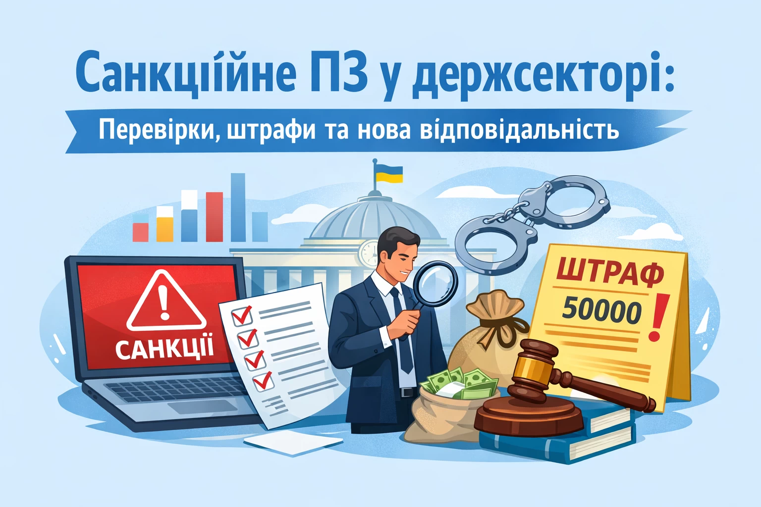 Санкційне ПЗ у держсекторі: перевірки, штрафи та нова відповідальність