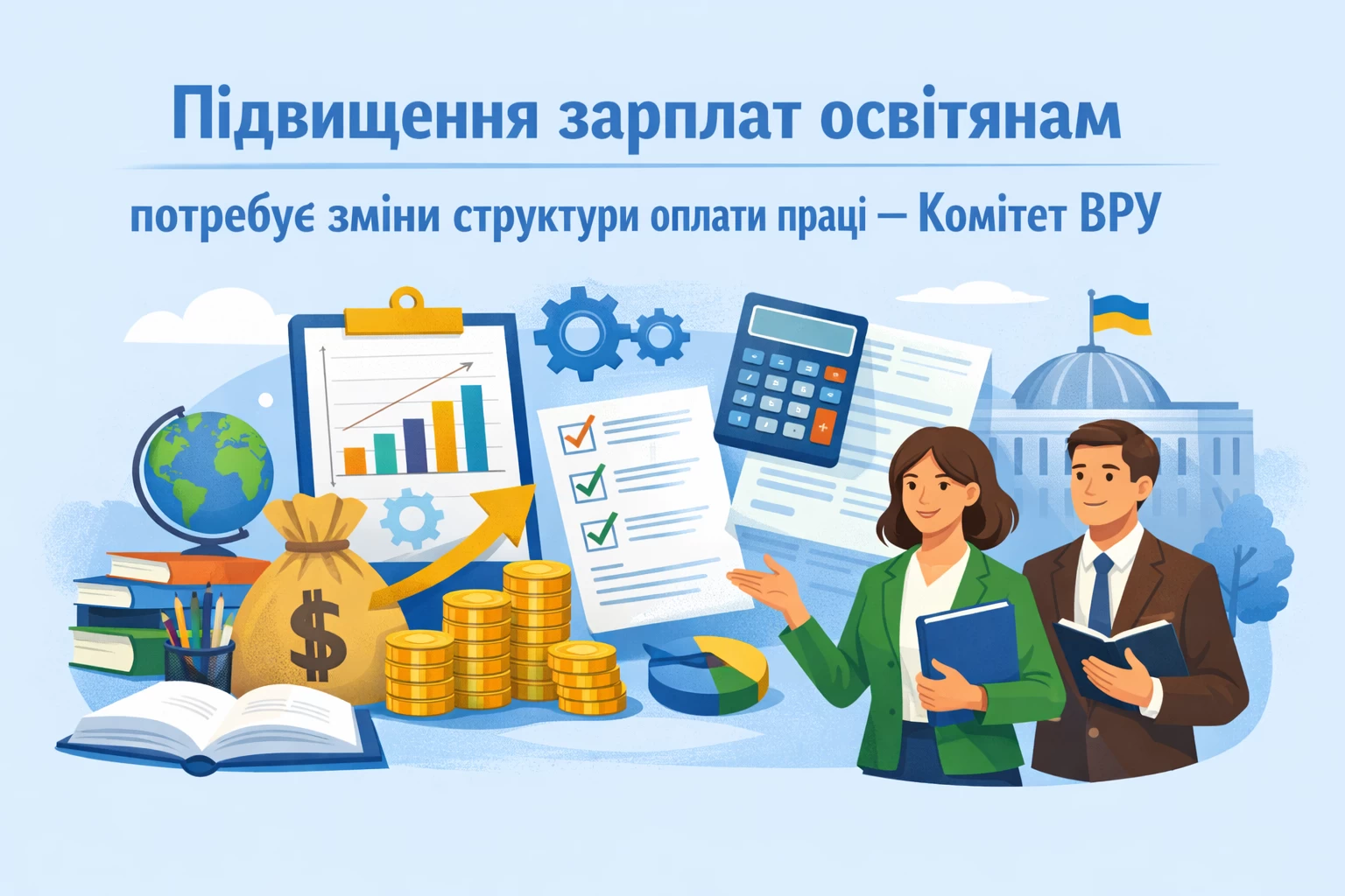 Підвищення зарплат освітянам потребує зміни структури оплати праці — Комітет ВРУ