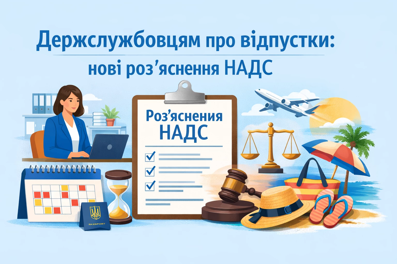 Держслужбовцям про відпустки: нові роз’яснення НАДС