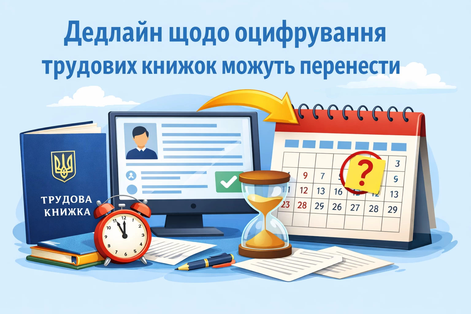 Дедлайн щодо оцифрування трудових книжках можуть перенести