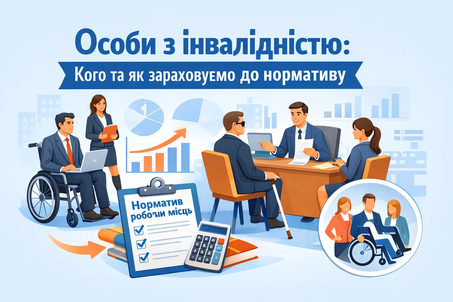 Особи з інвалідністю: кого та як зараховуємо до нормативу