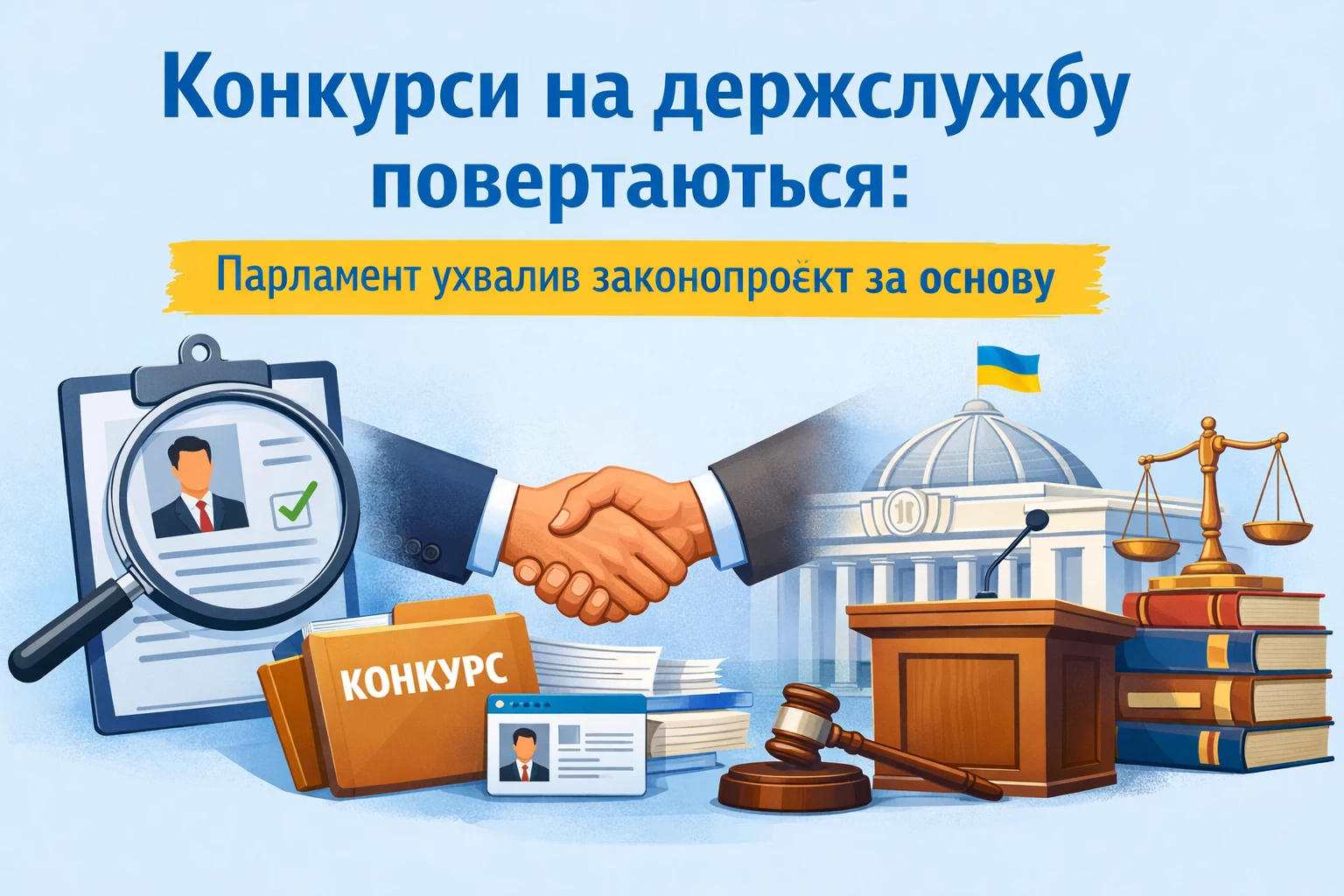Конкурси на держслужбу повертаються: парламент ухвалив законопроєкт за основу