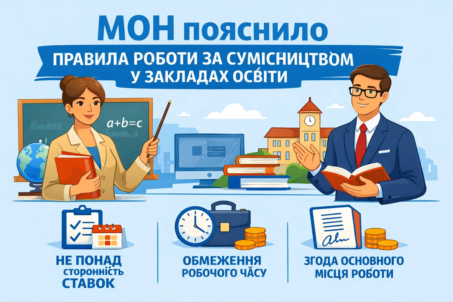 МОН пояснило правила роботи за сумісництвом у закладах освіти