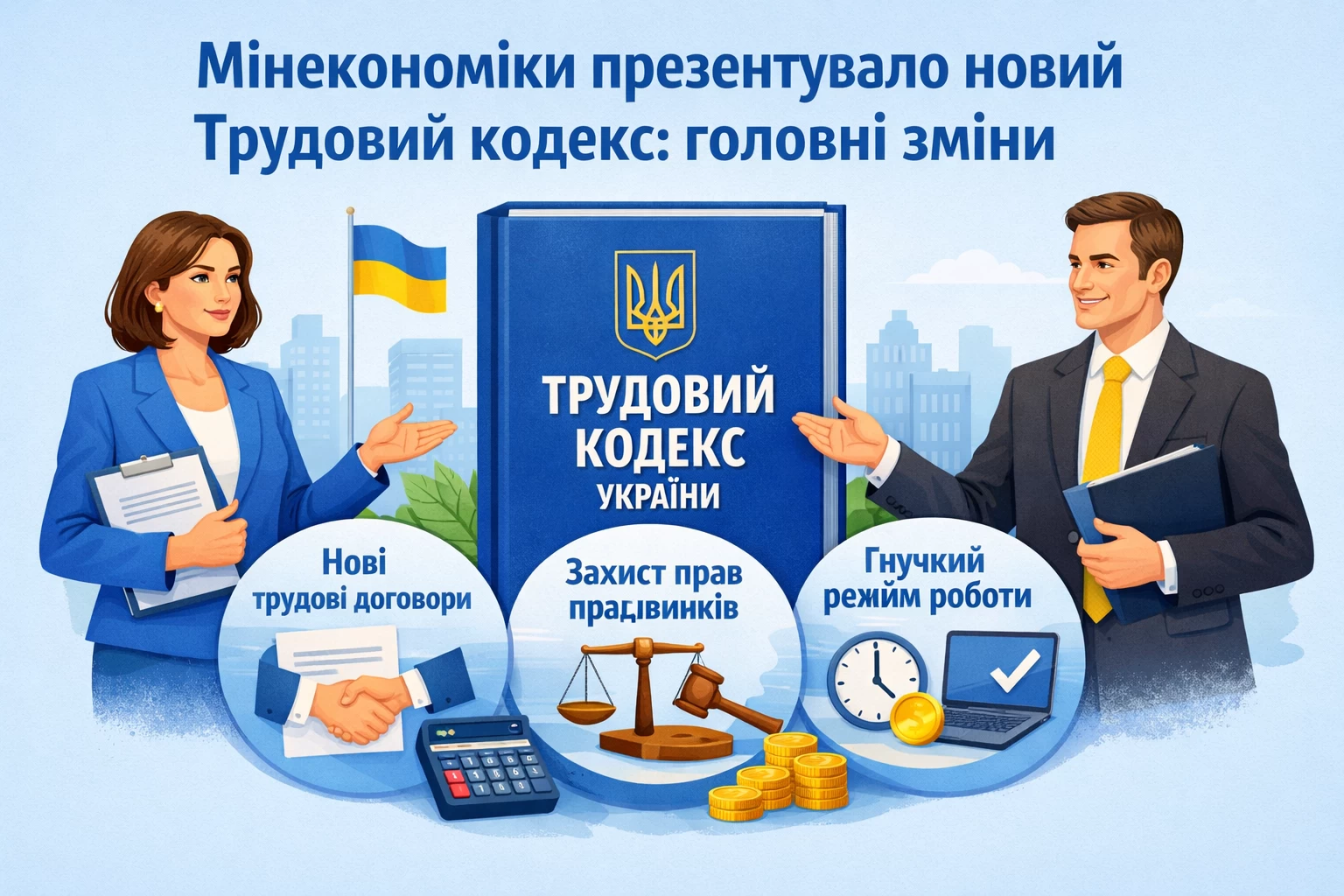 Мінекономіки презентувало новий Трудовий кодекс: головні зміни