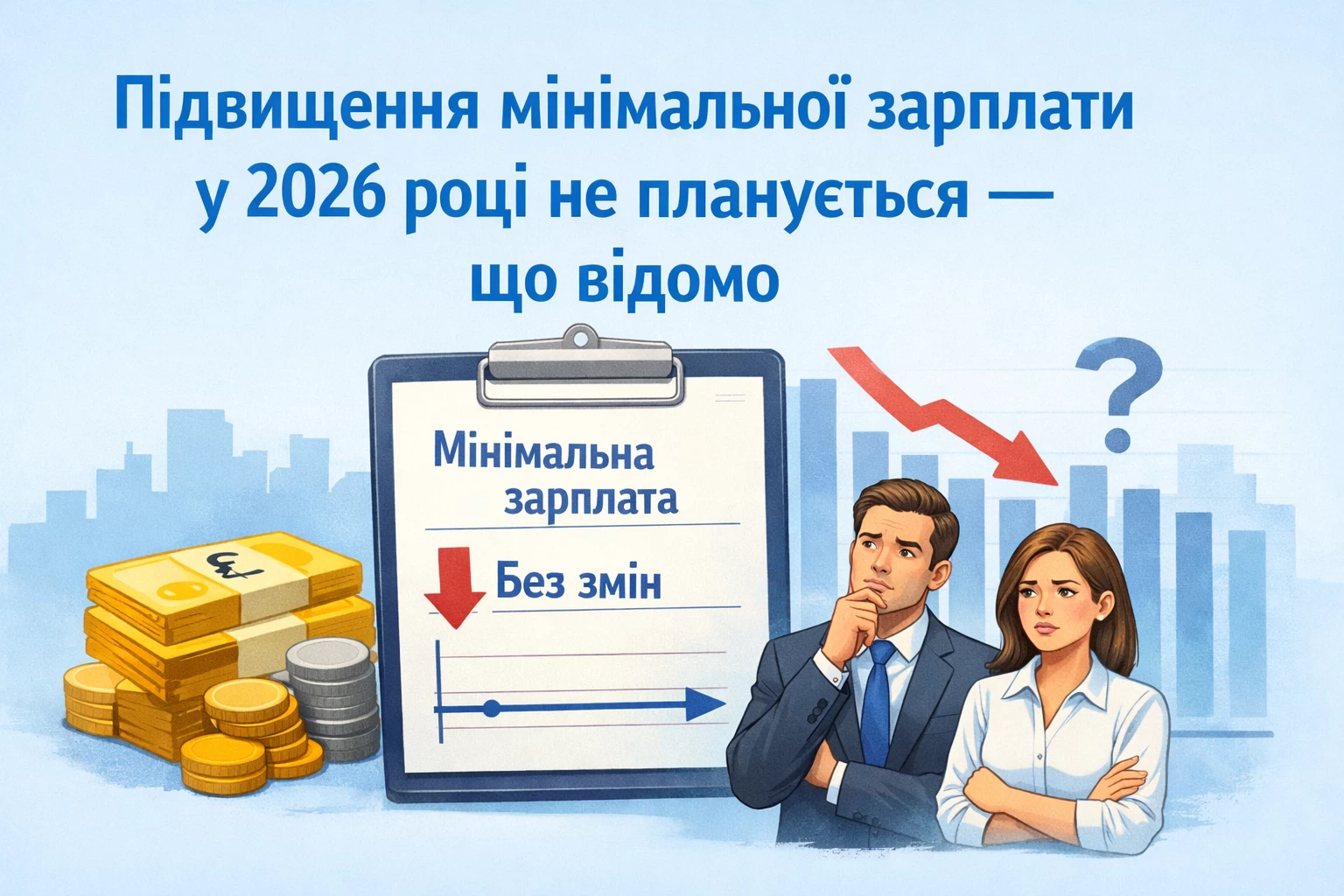 Підвищення мінімальної зарплати у 2026 році не планується — що відомо