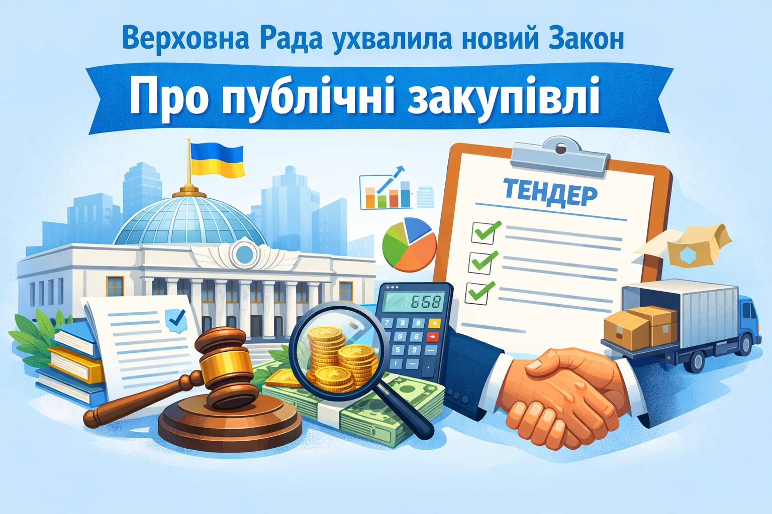 Верховна Рада ухвалила новий Закон «Про публічні закупівлі»