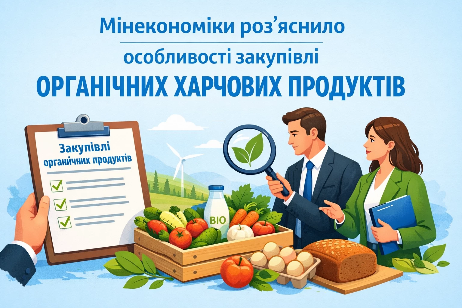 Мінекономіки роз’яснило особливості закупівлі органічних харчових продуктів
