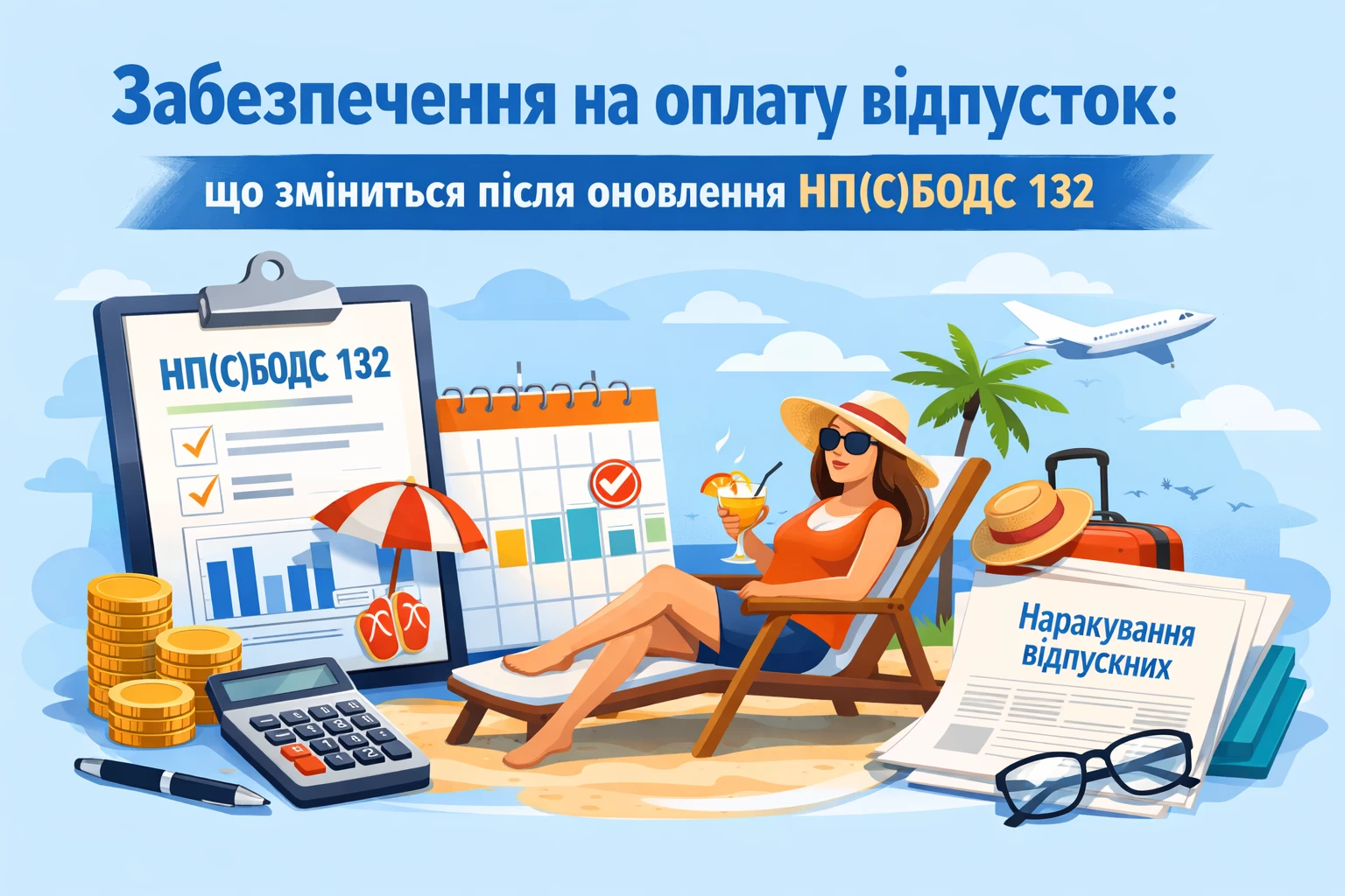 Забезпечення на оплату відпусток: що зміниться після оновлення НП(С)БОДС 132
