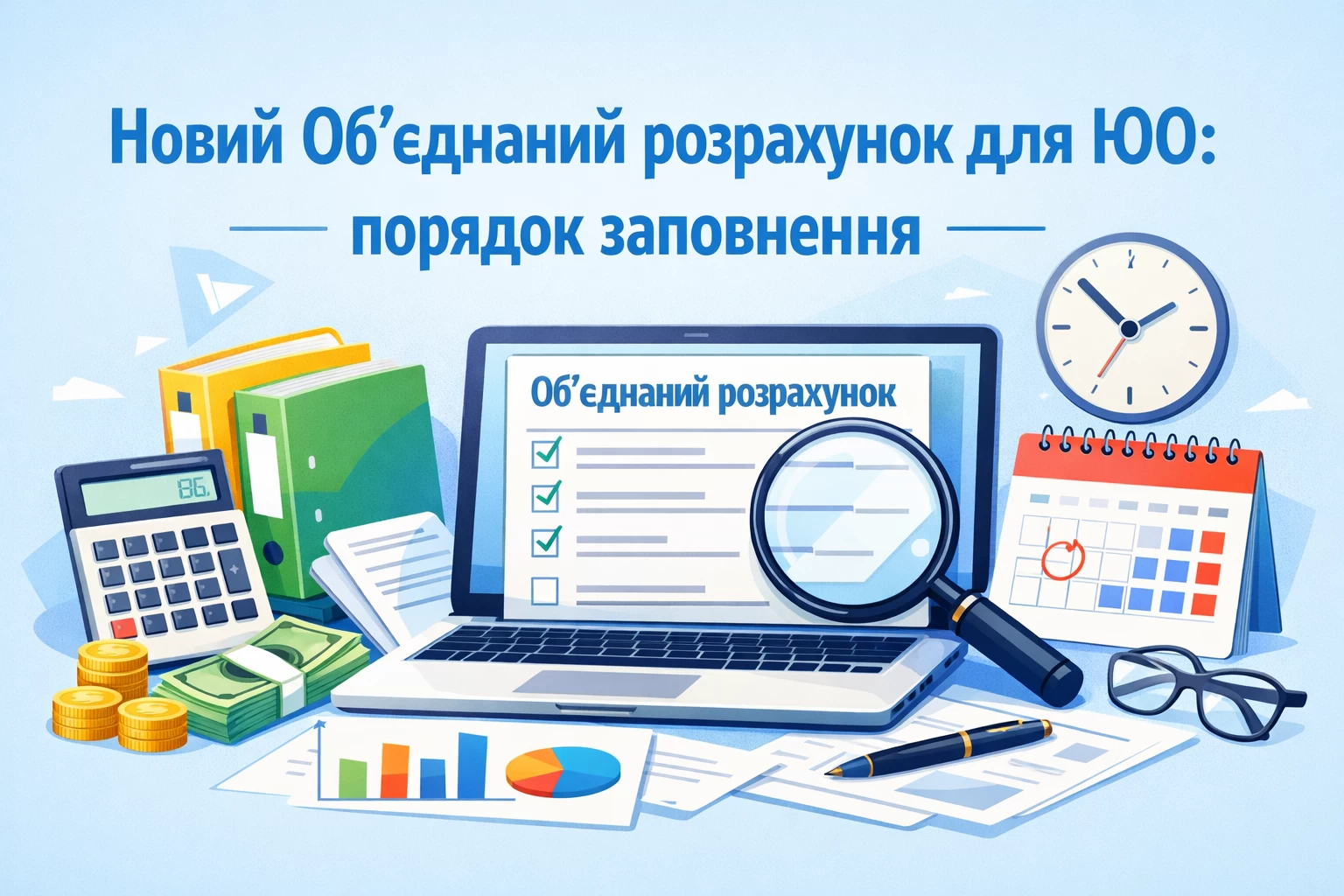 Новий Об’єднаний розрахунок для ЮО: порядок заповнення