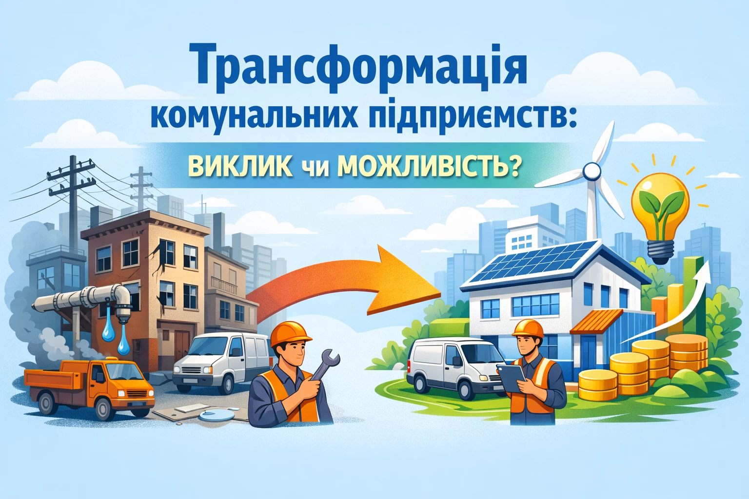 Трансформація комунальних підприємств: виклик чи можливість?