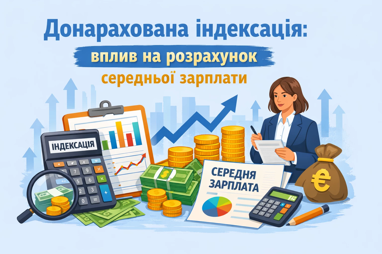 Донарахована індексація: вплив на розрахунок середньої зарплати