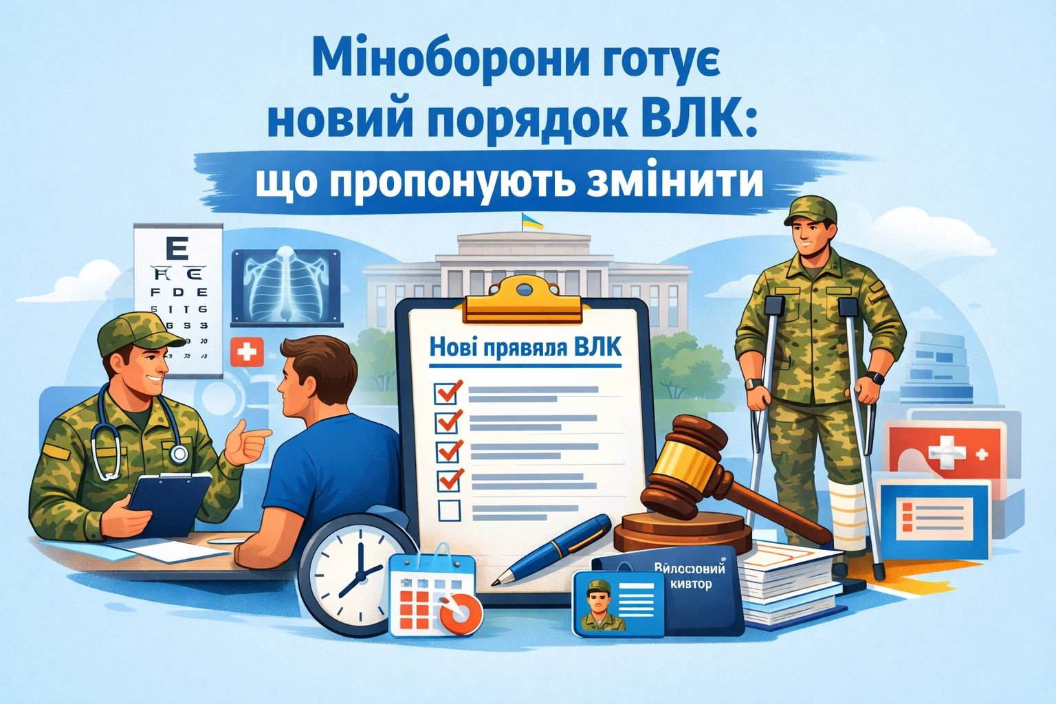 Міноборони готує новий порядок ВЛК: що пропонують змінити