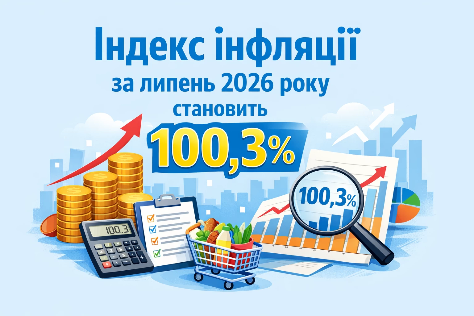 Індекс інфляції за липень 2026 року становить 100,3%