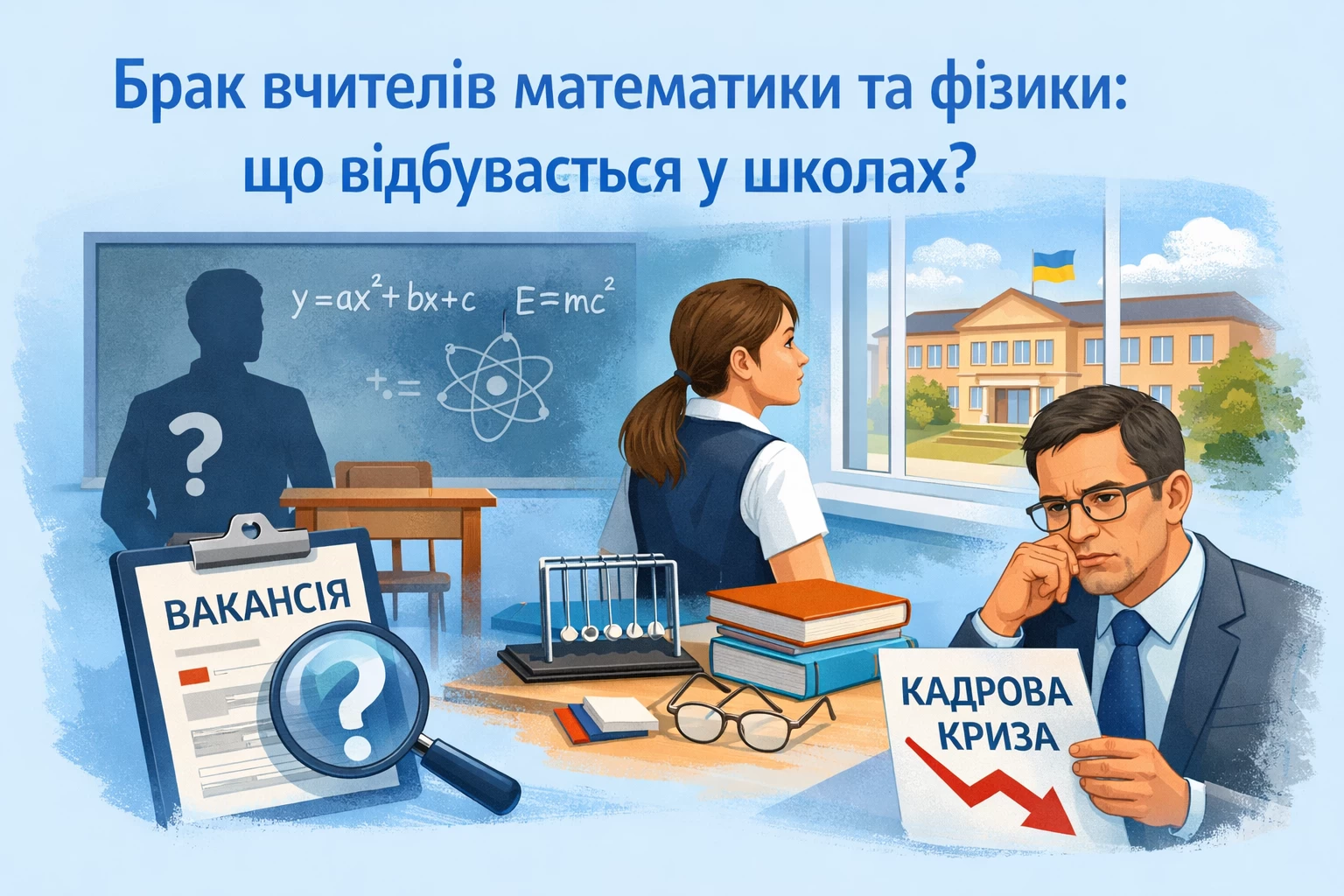 Учителів математики та фізики бракує найбільше: що відбувається з кадрами у школах